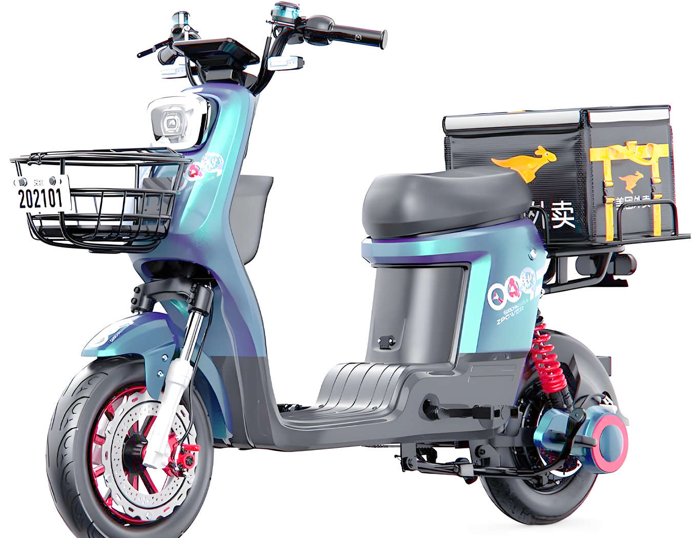 Two-wheel power battery